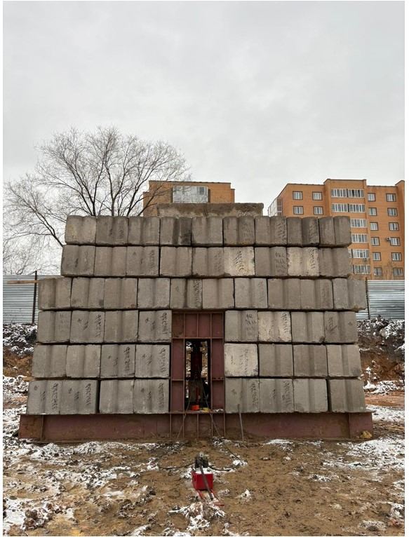Статические испытания свай, г. Караганда